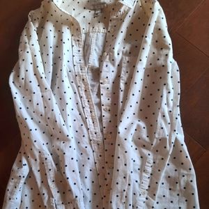 J. Crew Polka-Dot Shirt